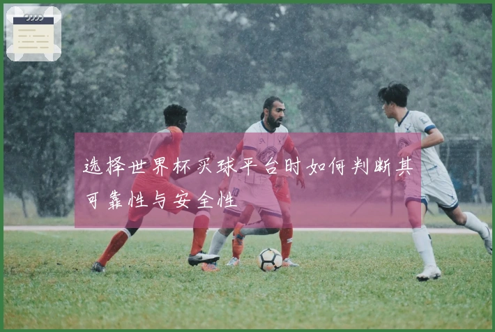 选择世界杯买球平台时如何判断其可靠性与安全性