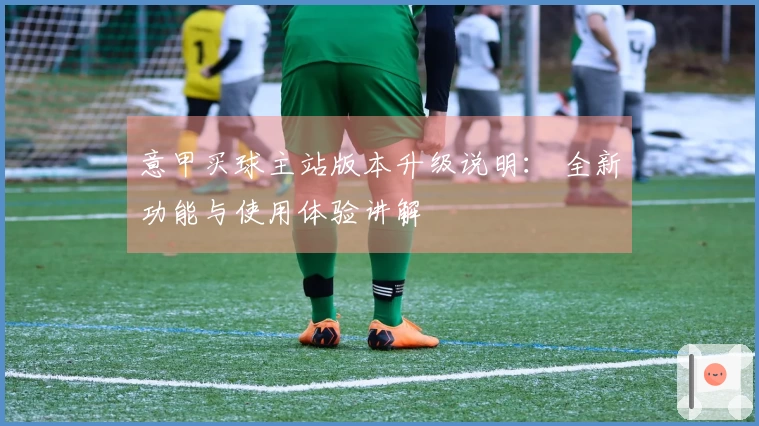 意甲买球主站版本升级说明: 全新功能与使用体验讲解