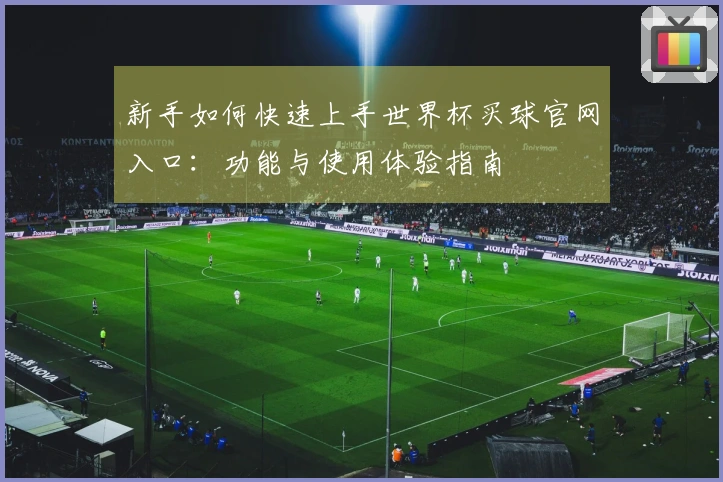 新手如何快速上手世界杯买球官网入口：功能与使用体验指南